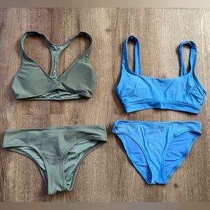 Aerie 2 piece bathing suit x2